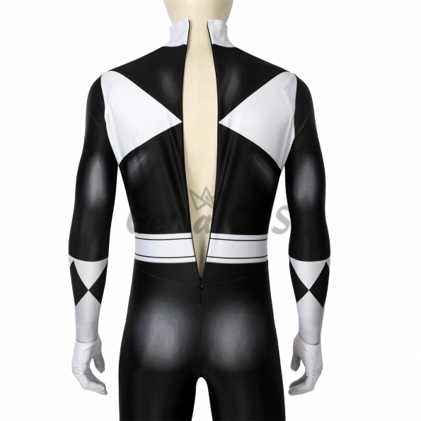 Power Rangers Costume Zack Black Ranger - Customized