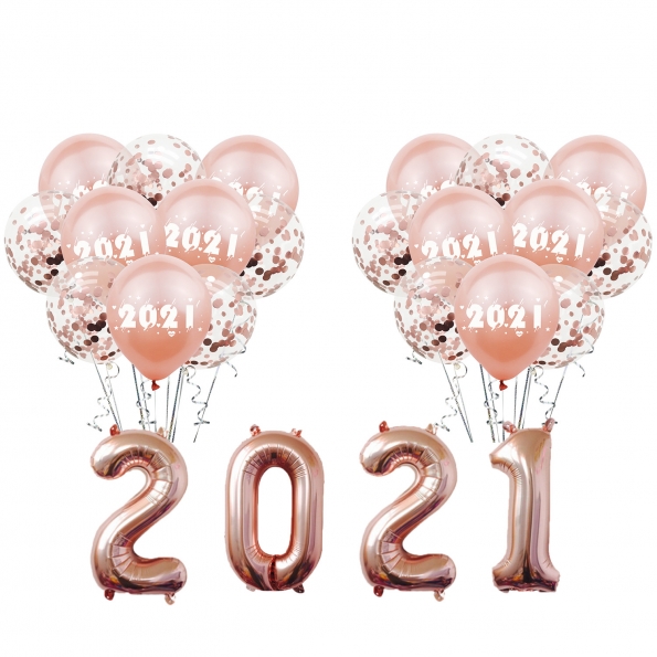Holiday Decor 2021 New Year Balloon