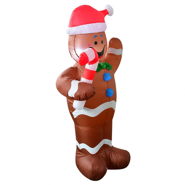 Inflatable Costumes Christmas Gingerbread Man Get A Cos