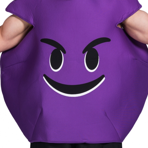 Adults Halloween Costumes Devil Emoji Shape