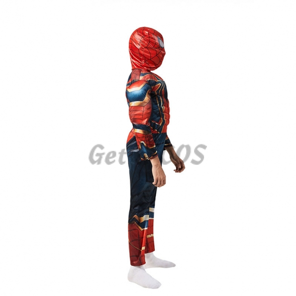 Iron Spiderman Kids Costume