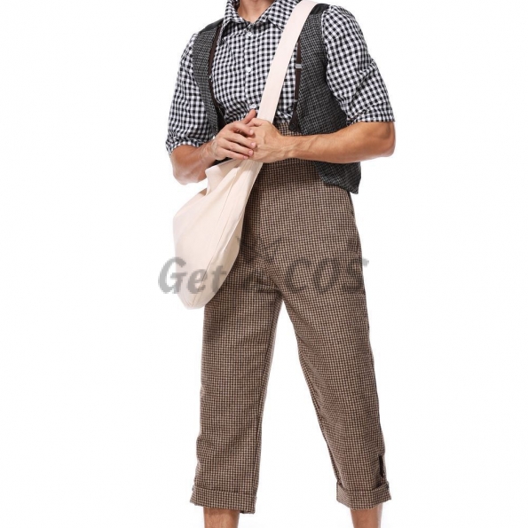 Halloween Costumes Detective Send Newspaper Clothes