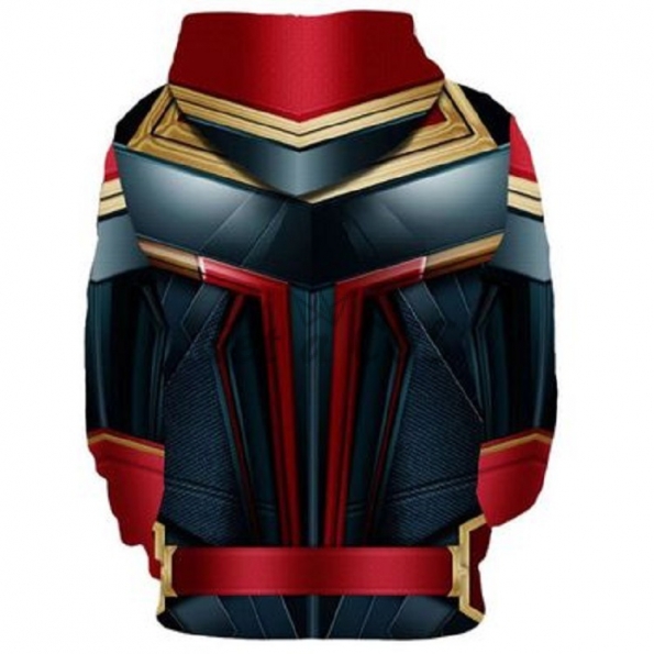 Superhero Costumes Captain Marvel Printing