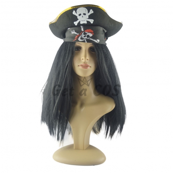 Halloween Decorations Pirate Wig
