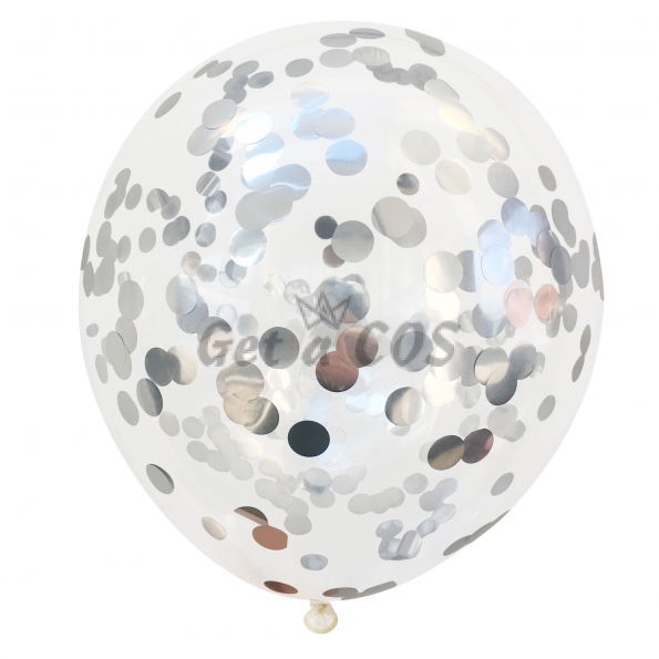 Wedding Decorations Solid Color Sequined Balloon