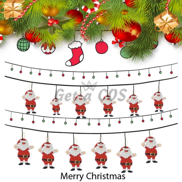Christmas Decorations Santa Claus Pendant
