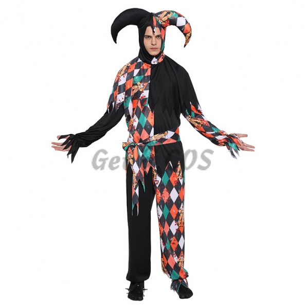 Halloween Costumes Red Eye Clown Clothes