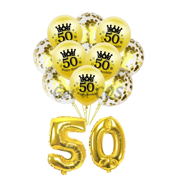 Birthday Balloons Digital Set