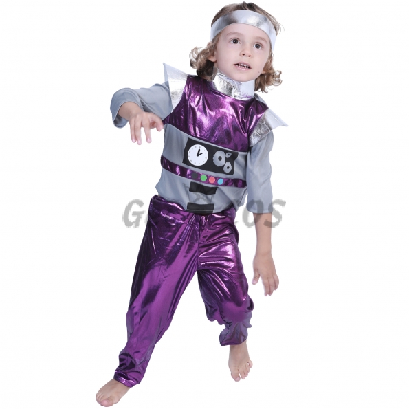 Family Halloween Costumes Purple Alien Suit