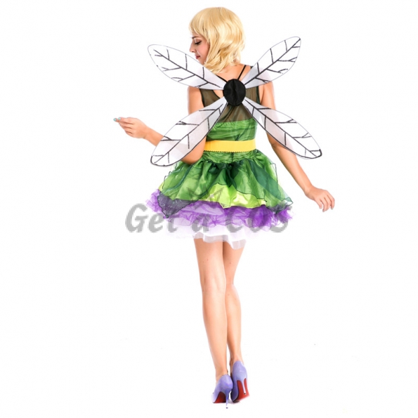 Halloween Costumes Forest Green Elf Angel Clothes