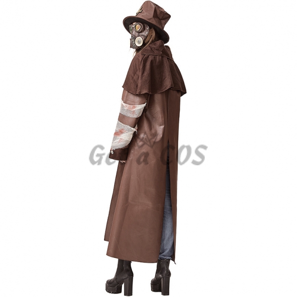 Judge Undead Priest Church Plague Doctor Steampunk Adult Costume