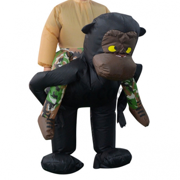 Inflatable Costumes Chimpanzee Back Mount