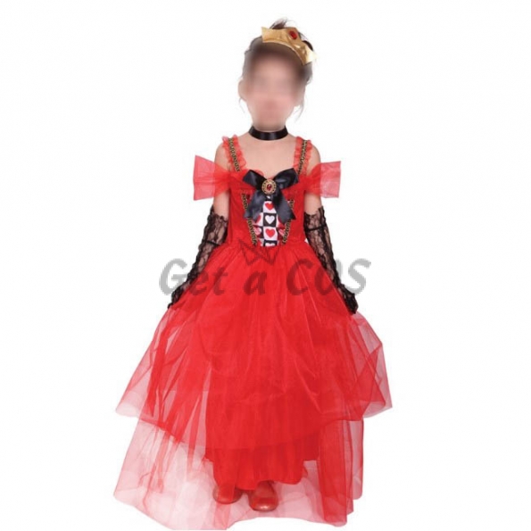 Alice in Wonderland Costume for Kids Heart