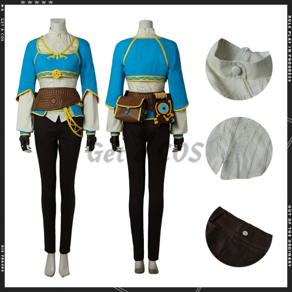 Anime Costumes The Legend of Zelda Cosplay Suit - Customized