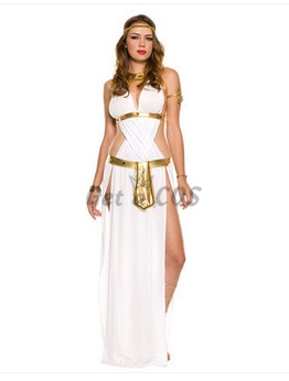 Women Halloween Costume Cleopatra Goddess Dress