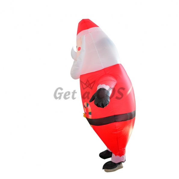 Inflatable Costumes Tilted Head Santa