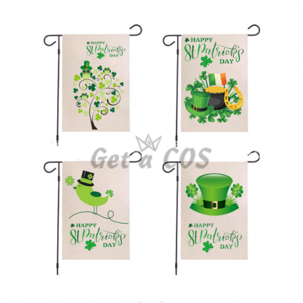 Garden Flags St. Patrick's Day hat Style
