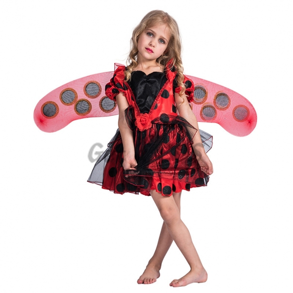 Girls Halloween Costumes Ladybug Dress
