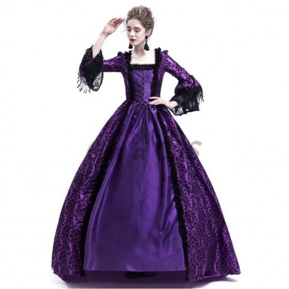 Halloween Costumes Medieval Vintage Lace Suit