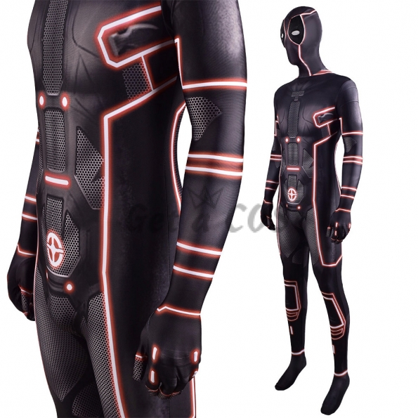 Movie Character Costumes Deadpool Tron