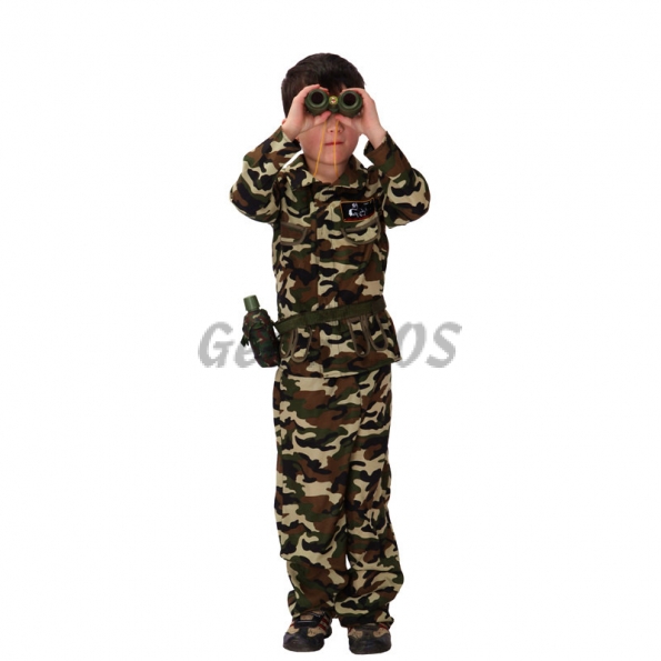 Kids Military Costume Camouflage
