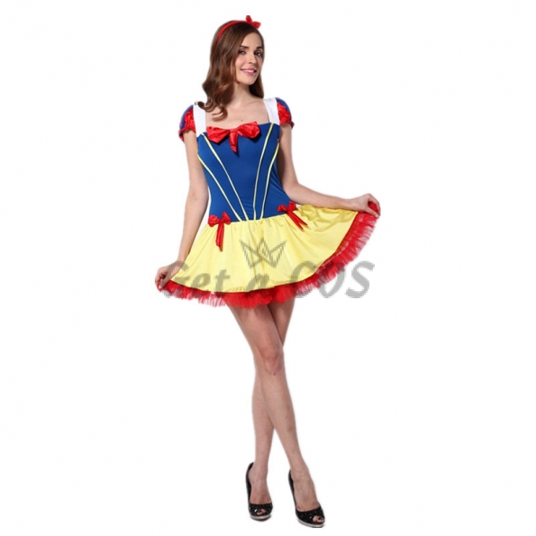 Women Halloween Costumes Snow White Classic Style
