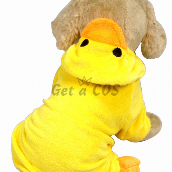 Pet Halloween Costumes Yellow Duck Suit