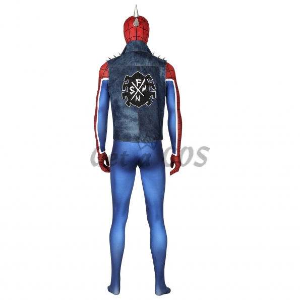Spiderman Costume PUNK ROCK Cosplay - Customized