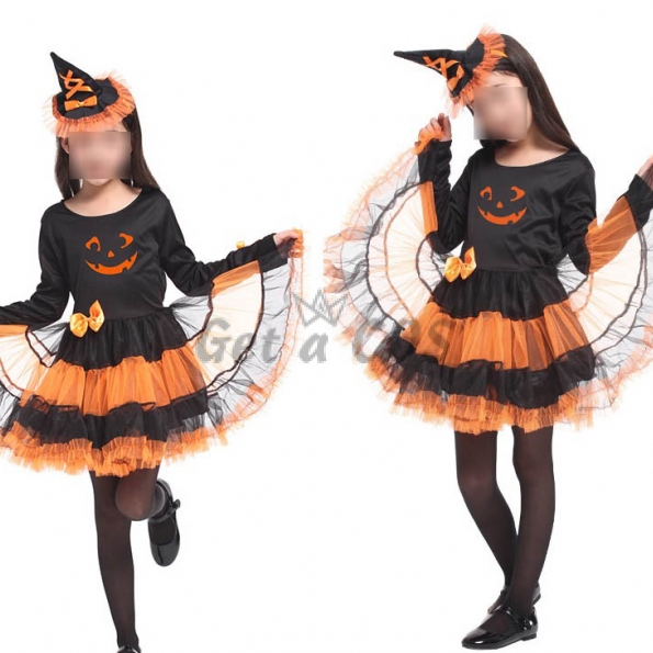 Pumpkin Costumes Witch Magic Robe