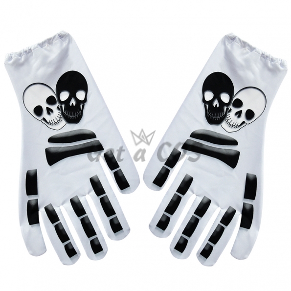 Halloween Props Skeleton Gloves