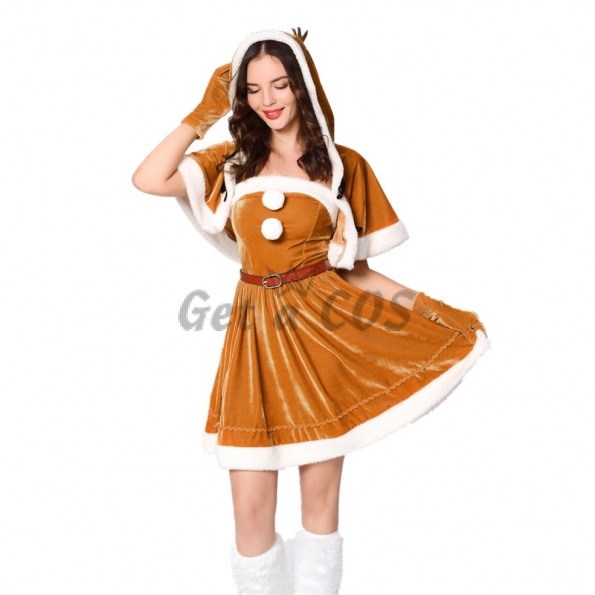 Christmas Costumes Lovely Reindeer Cape Suit