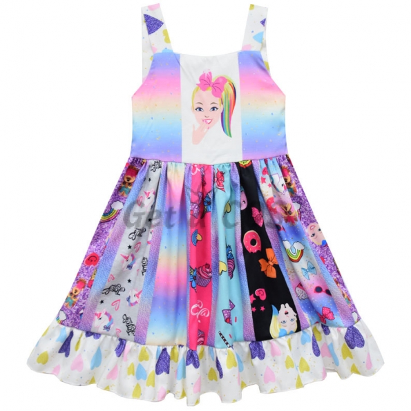 Fairy Costume Cartoon Unicorn Suspender Dress