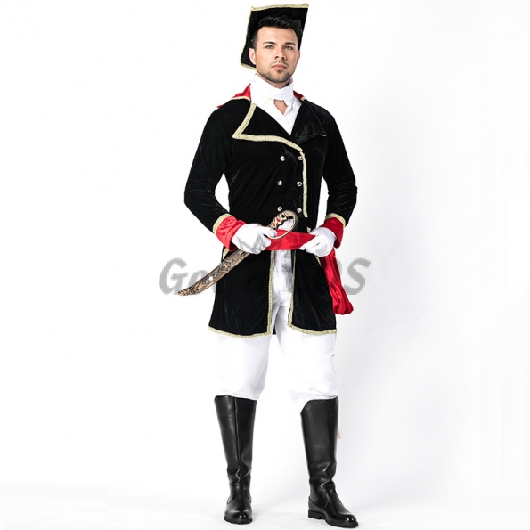 Men Halloween Military Costumes Louis The Thirteenth Parade Of Honor Guard Uniforms