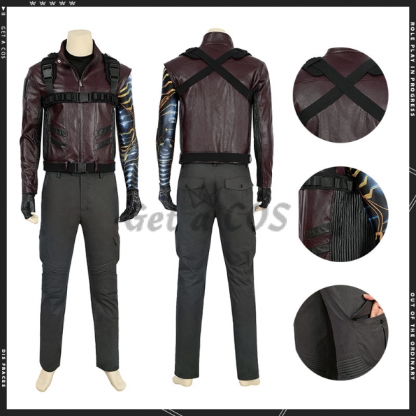 Hero Costumes Falcon and the Winter Soldier Cosplay - Customized