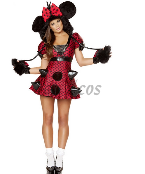 Women Halloween Costumes Sexy Mickey Uniform