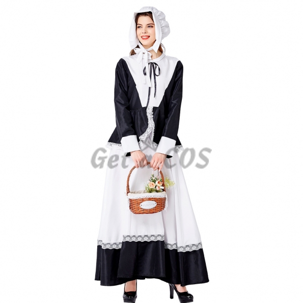 Retro Garden Maid Women Costume