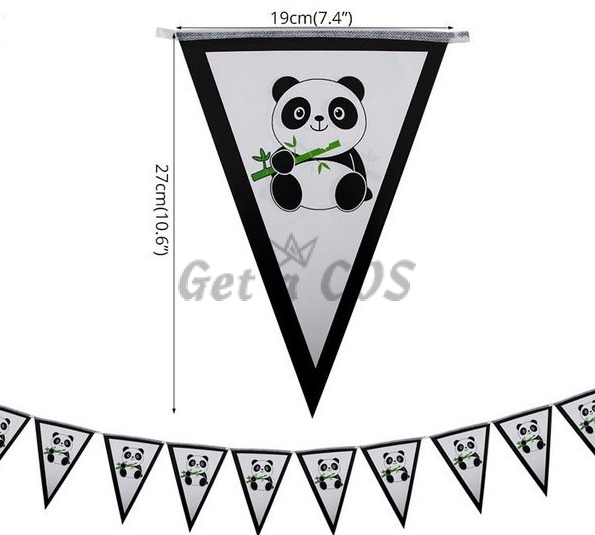 Birthdays Decoration Panda Tableware Kit