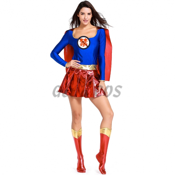 Women Halloween Superman Costumes American Comics Same Style