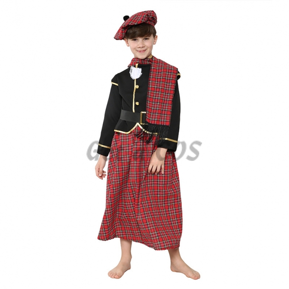 Scottish Boy Kids Costume