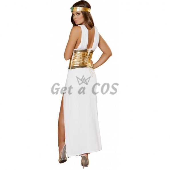 Women Halloween Costumes Cleopatra Saint Dress