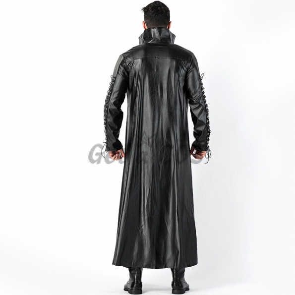 Movie Character Costumes The Matrix Leather Cloak Style