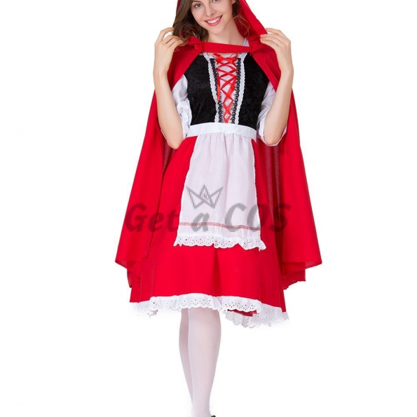 Halloween Costume Little Red Riding Hood With Cape