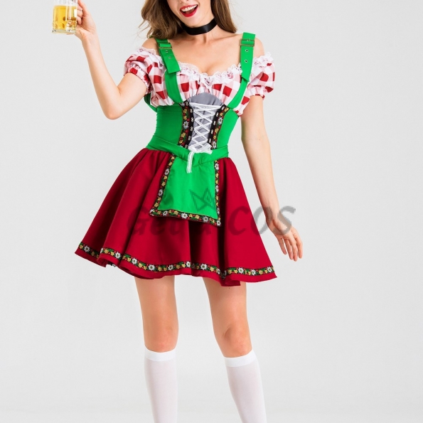 Bavarian Beer Halloween Costumes Maid Dress