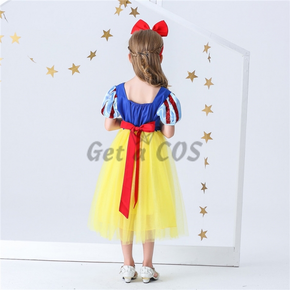 Halloween Costumes Snow White Princess Gauze Dress