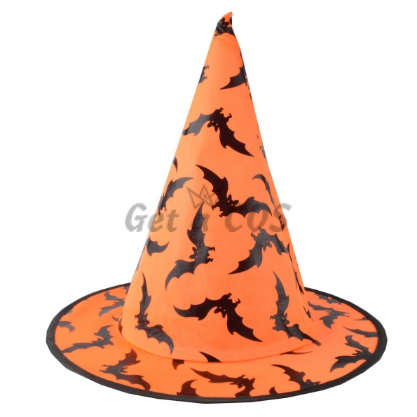 Halloween Decorations Orange Bat Hat