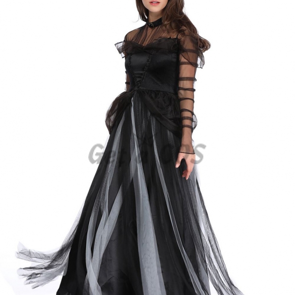 Zombie Halloween Costume Ghost Bride Dress