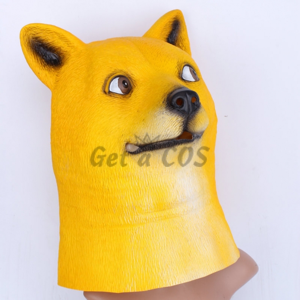 Halloween Mask Emoji Dog Headgear