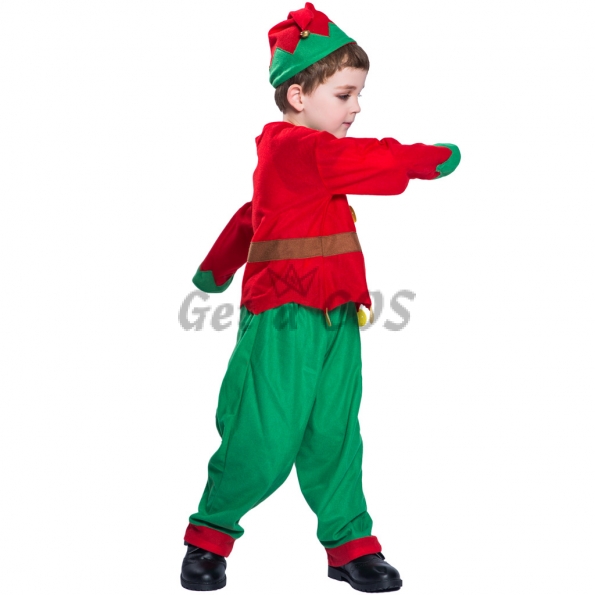 Boys Halloween Costumes Christmas Elf Classic Suit