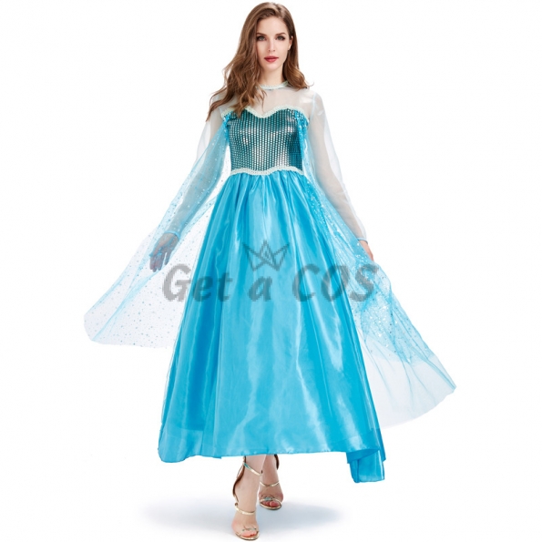Fairy Tale Queen Blue Women Costume