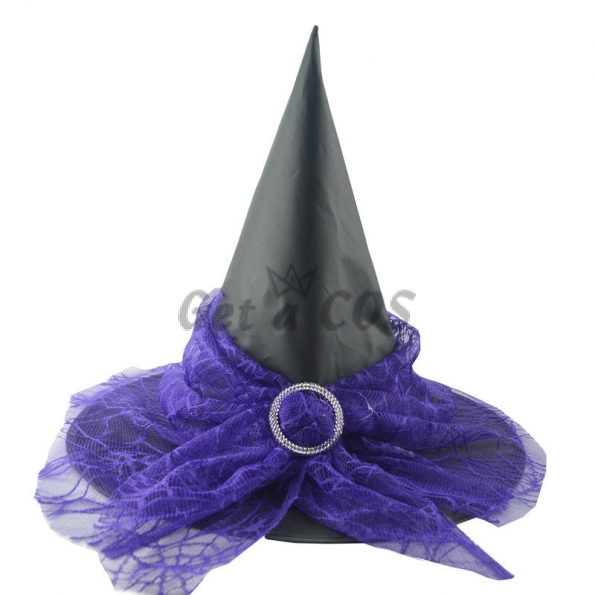 Halloween Decorations Mesh Wizard Hat